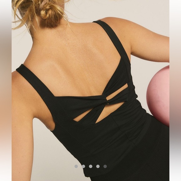 NWT Free People Kindred Spirit Tank Size Small - Black - Picture 3 of 10